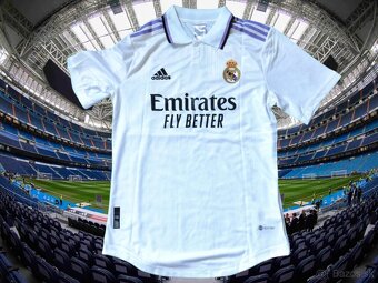 dres Real Madrid CF Home Authentic Jersey Benzema - 2