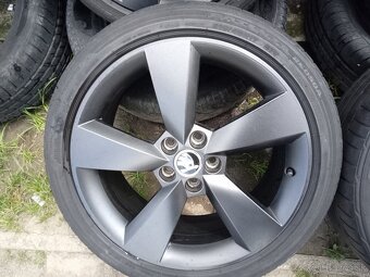 Škoda Fabia,Rapid 17"5x100 originálne hliníkové disky - 2