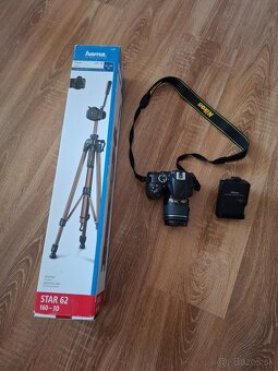 Zrkadlovka Nikon D3400 + Stativ - 2