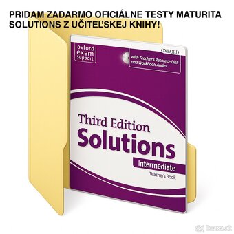 Maturita Solutions Intermediate Workbook a testy - 2
