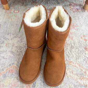 Kožené LAMO Boots čižmy vnútro z ovčej vlny - 2