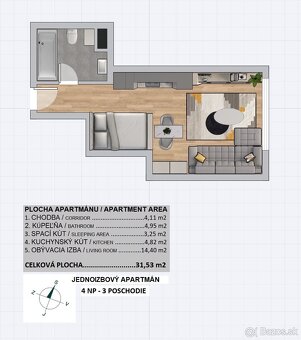 1i byt pri Kuchajde. Dohoda na cene možná ✅ - 2