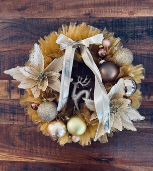 Vianočné vence na dvere 1. - 2