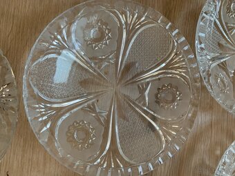 Krištáľové dezertné tanieriky - 2