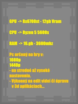 ☑️Ryzen 5 5600X / RX6700XT 12GB / 16GB RAM☑️ - 2