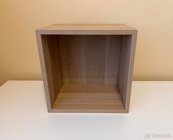 Polica EKET, vzor bielo morený dub, 35x25x35 cm - 2