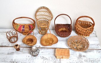 Prútené košíky a dekorácie - 2