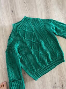 Zeleny dámsky sveter - 2