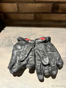 Kožené rukavice na motorku Dámske veľkosť 6 - 2