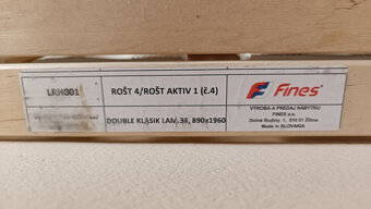 Rošt do postele 90x200cm - 2 kusy - FINES - 2