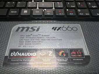 Herný notebook MSI - GX660 - TOP STAV - 2