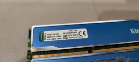 Kingston hyperx blu 2x 2 gb s chladicom DDR3 - 2
