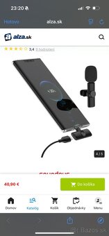 Mikrofón usb-c bezkablovy čisto nový nerozbalený - 2