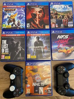 PS 4 SLIM 1TB + 2ovládače - 2