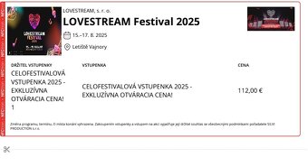 Lovestream 2025 festival - 2
