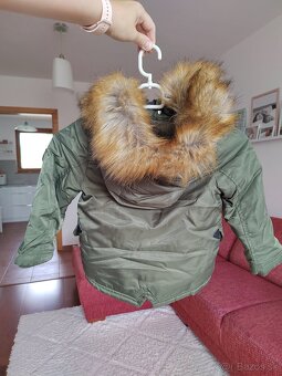 Zimná bunda s kožušinou v.1,5 - 2 r. - 2