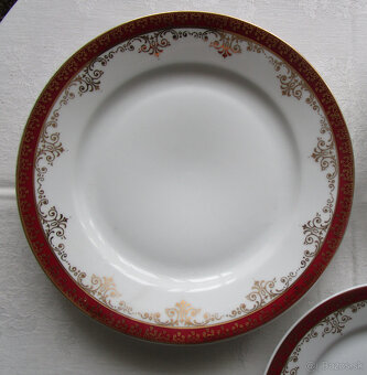 Predám sadu tanierov, karlovarský porcelán-ZĽAVA - 2