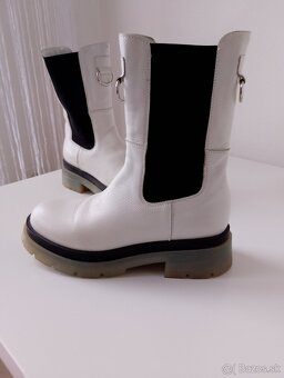 Kožené dámske zimné topanky - 2