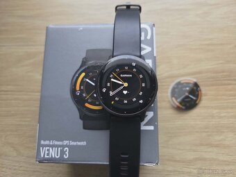 Garmin Venu 3 Slate/Black Band, top, zaruka - 2
