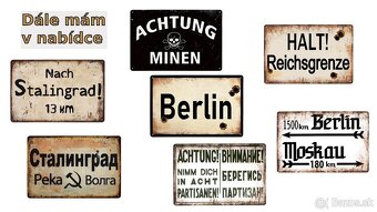 plechová cedule - Kapitulieren? Nein - 2