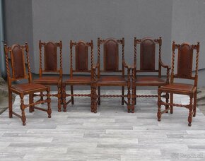 Set starožitných stoličiek ( 6 ks ). - 2