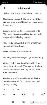 Detské svietidlo Upplyst Ikea - 2