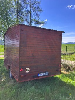 Drevený foodtruck (pojazdný bufet) - 2