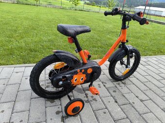 Detský bicykel 14 Btwin + pomocné kolieska - 2