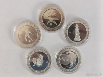 2000 pesetas (4x1990,1x1991) Olympiada Barcelona 1992 - 2
