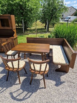 Jedálenský komplet, jedáleň, Rohová lavica - 2