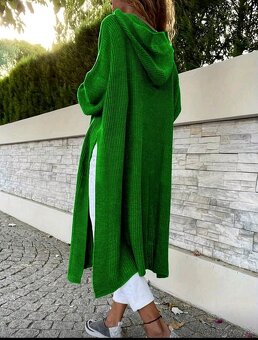 Zelený pulover pre moletky xxxl - 2