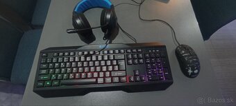 Klávesnica mys slúchadlá herný set - 2