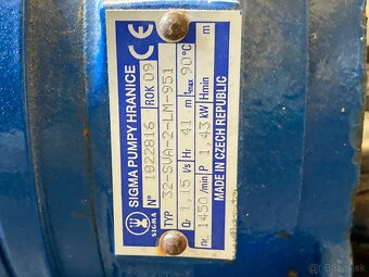 Predam cerpadlo Sigma (darling) komplet - 2