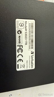 Externý disk Verbatim 1TB - 2