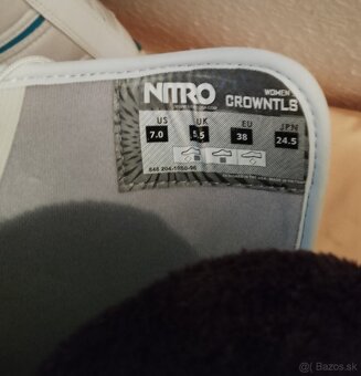 vel. 37,5 - damske snowboard boty NITRO Crown TLS - 2