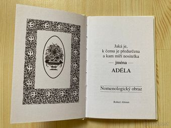 Nomenologický obraz jména Adéla - 2