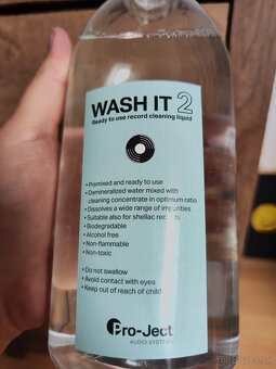 Pro ject - Wash it 2, 1L čistenie platni. - 2