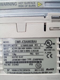 Frekvenčný menič 0,75kw 1,1kw 22kw - 2