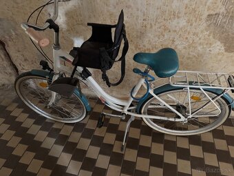 Bicykel so sedačkou pre dieta skoro nový. - 2