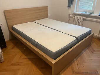 IKEA MALM Postel, Vesteroy Matrac - 2