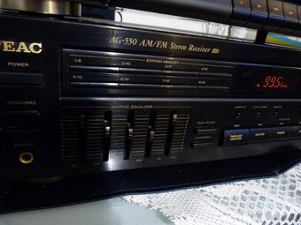 TEAC AG 550 stereo receiver+ TEAC V-377 tapedeck - 2