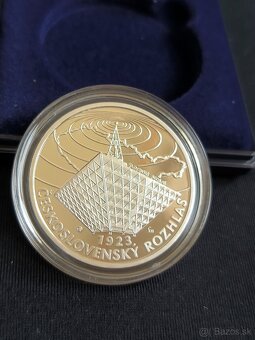 Strieborné mince Československy rozhlas CZ+SK PROOF - 2