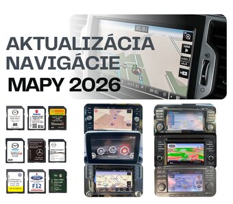 MAPY DO NAVIGÁCIE- AKTUALIZÁCIE MÁP DO AUTA 2025 - 2