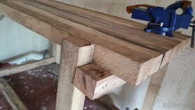 Pracovný stôl drevený - 2