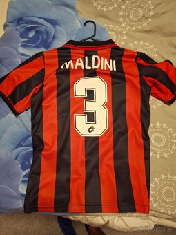 Retro futbalový dres AC Miláno, Maldini - 2