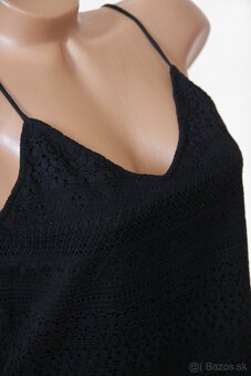 Čierny čipkovaná top, Vero Moda - 2