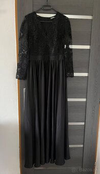 Čierne spoločenské šaty 40/L - 2