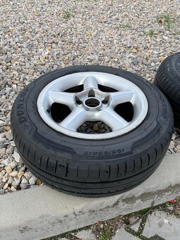 letné pneu 195/65 R15 + disky (hliníkové) Audi/ VW - 2