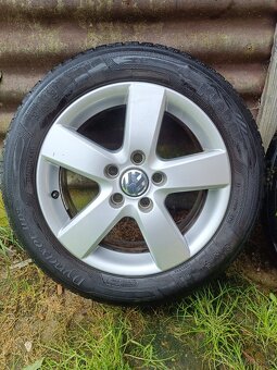 VW Kolesá s pneu 5x112 6,5Jx16H2 ET50 205/55 R16 - 2