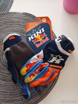 KINI motorkárske rukavice Redbull - 2
